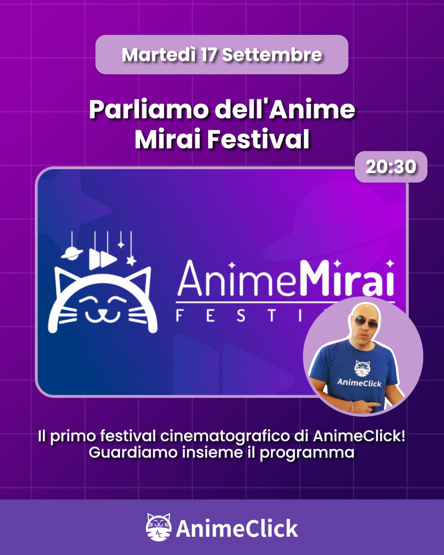 AnimeClick su Twitch: programma dal 16 al 22 settembre